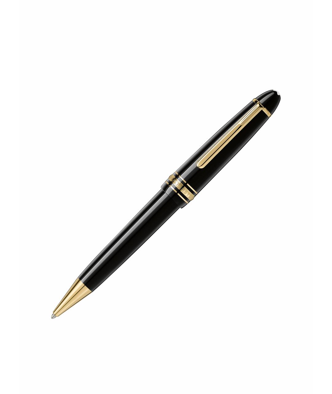 MONTBLANC Черная пластиковая шариковая ручка, фото 1