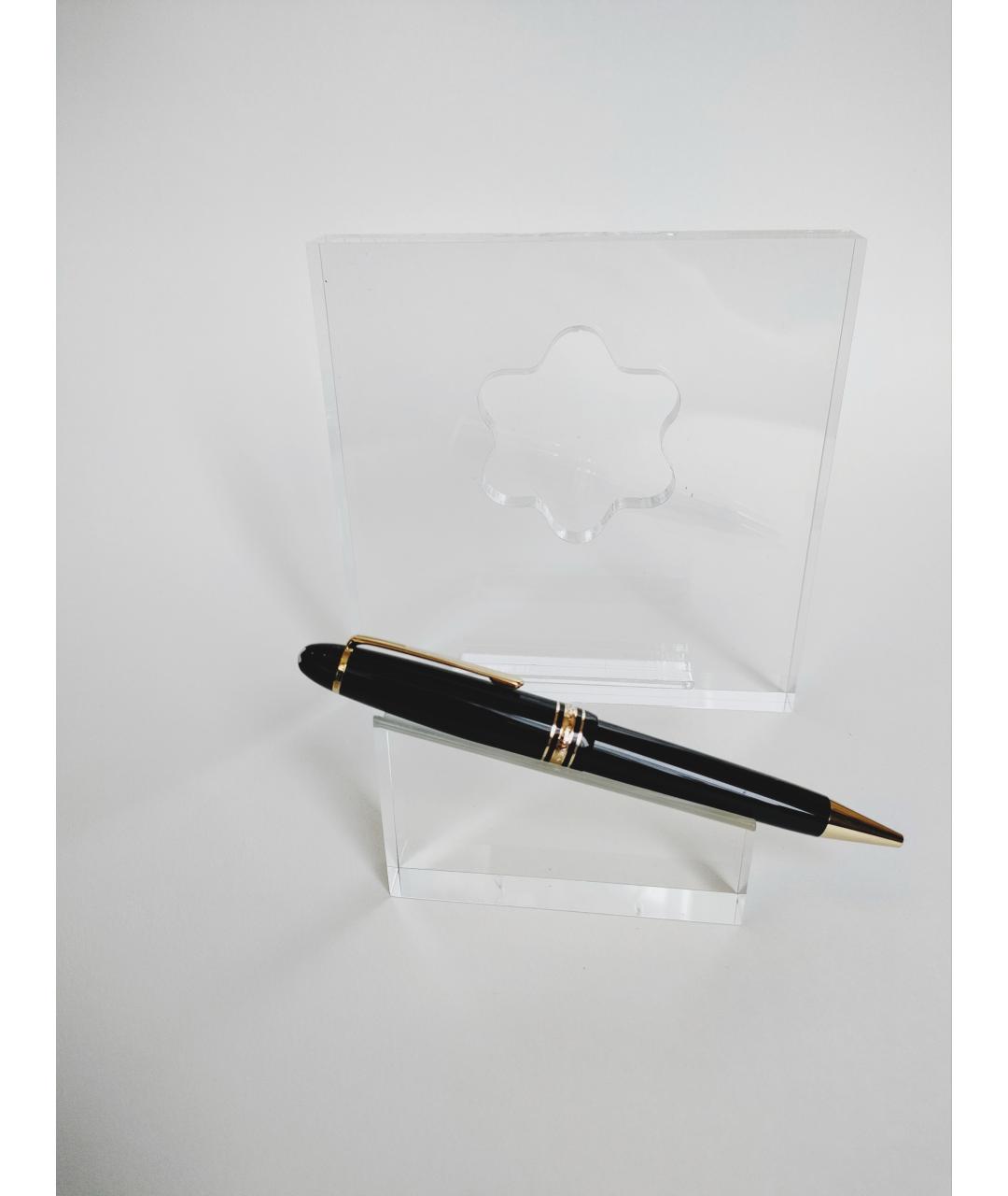MONTBLANC Черная пластиковая шариковая ручка, фото 9