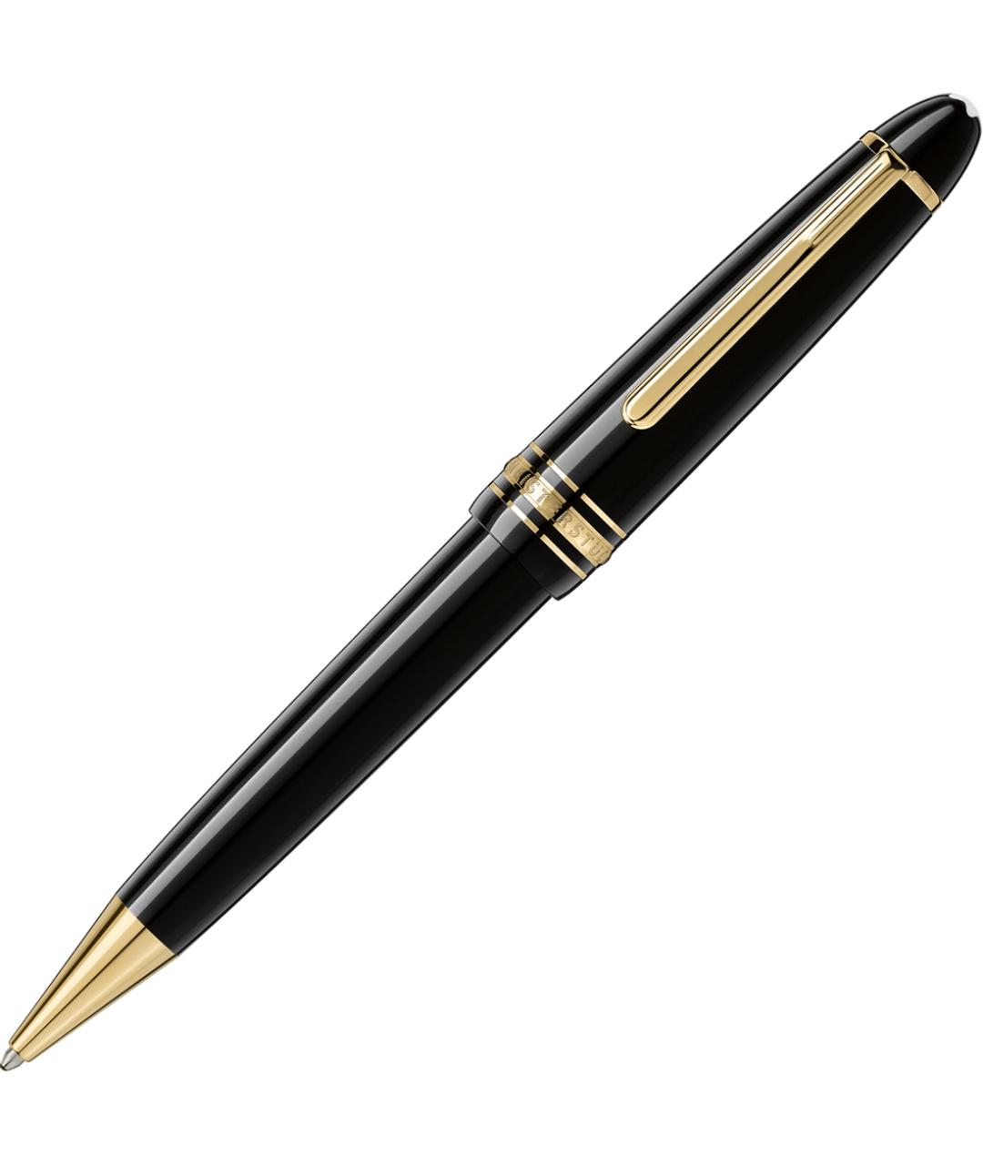MONTBLANC Черная пластиковая шариковая ручка, фото 10