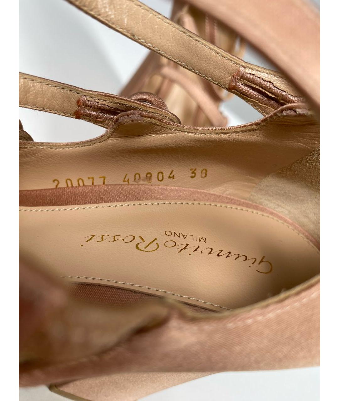 GIANVITO ROSSI Розовые туфли, фото 8