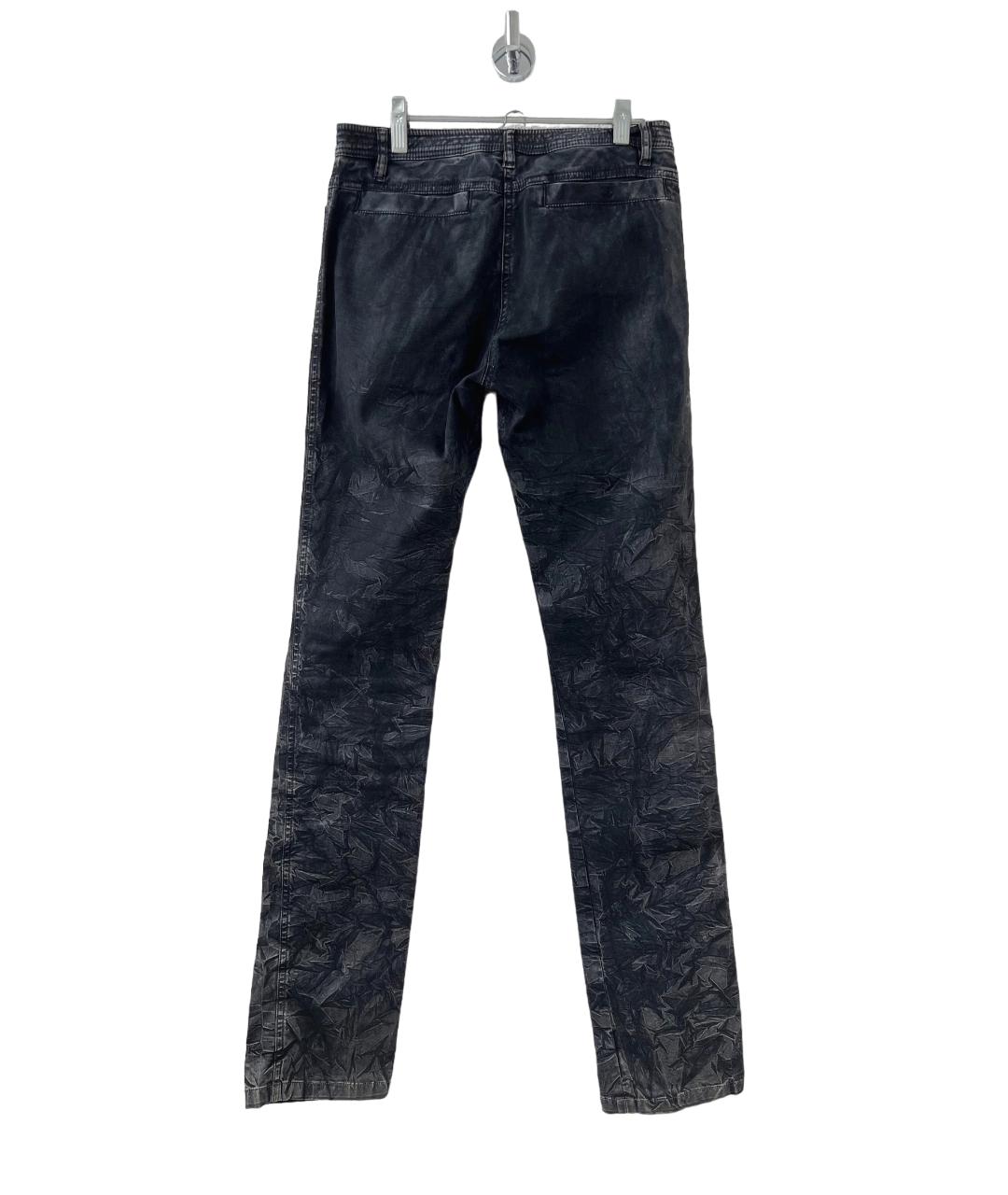 CHANEL PRE-OWNED Серые хлопко-эластановые джинсы слим, фото 2