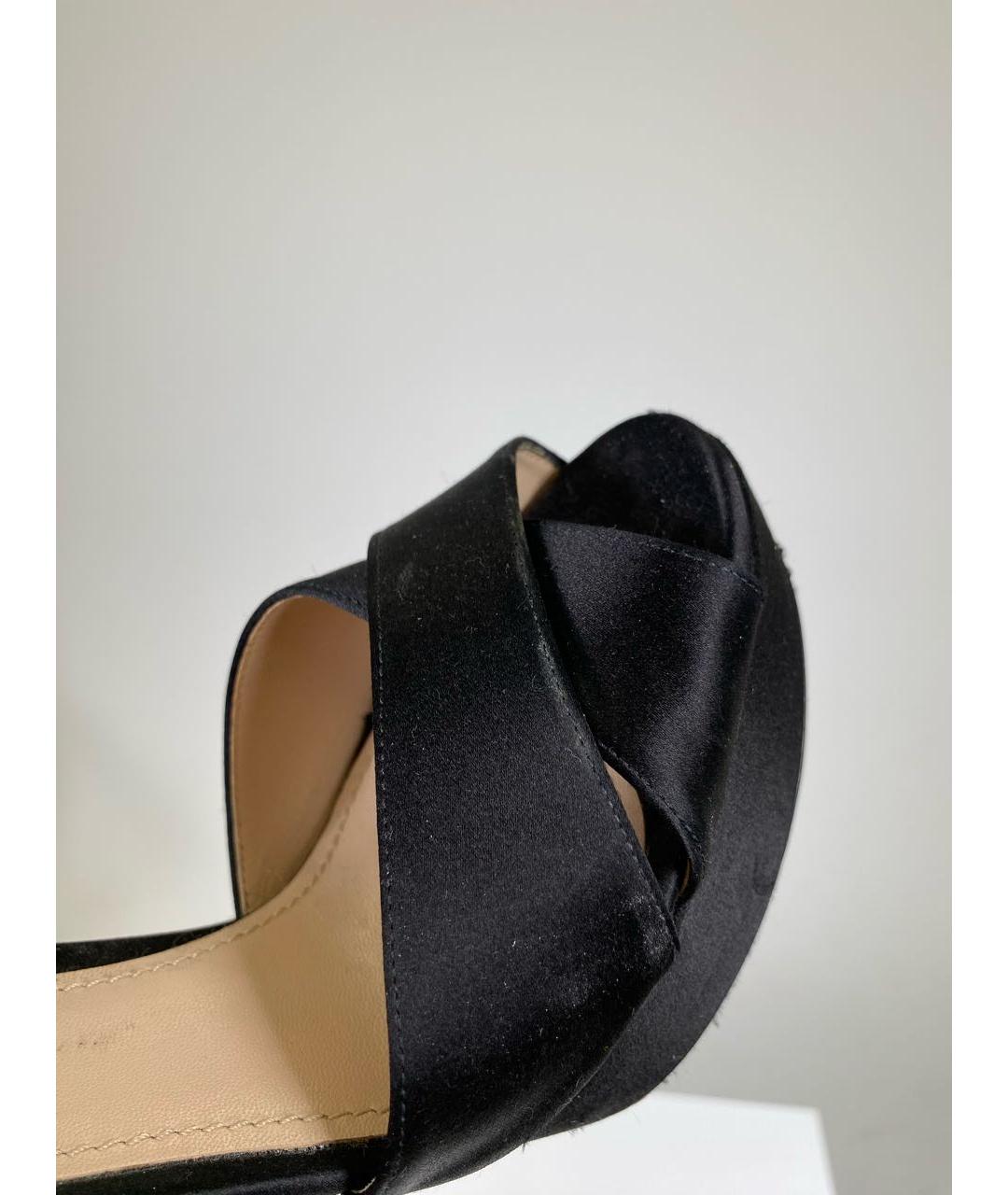 MIU MIU Черные босоножки, фото 4