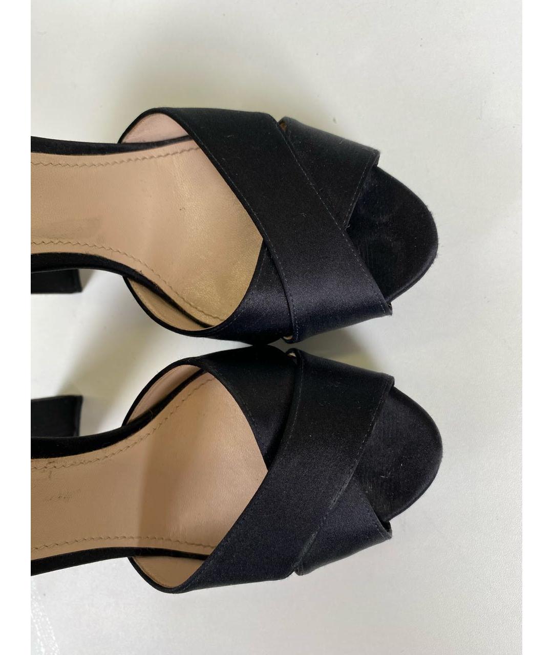 MIU MIU Черные босоножки, фото 6