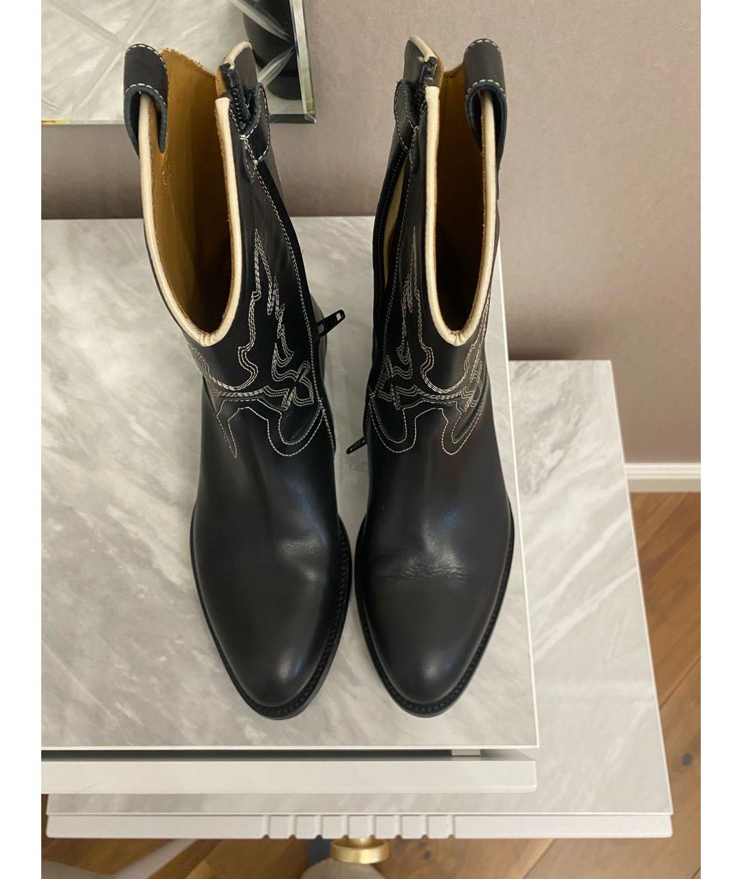 GALLUCCI Черные кожаные ботинки, фото 2