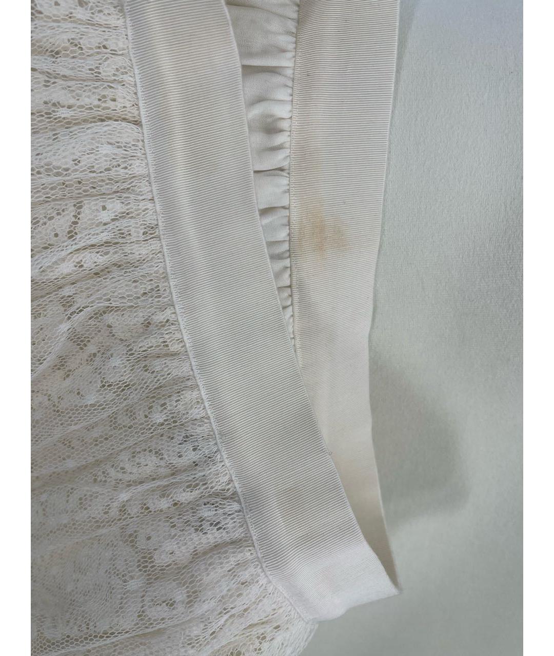 ERMANNO SCERVINO Белая полиамидовая юбка макси, фото 4