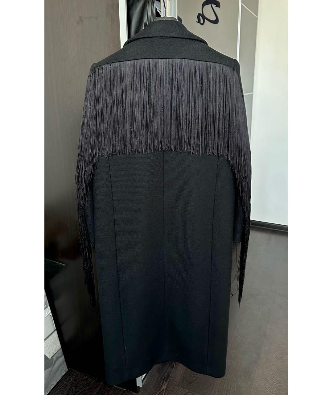 PINKO Черное шерстяное пальто, фото 5