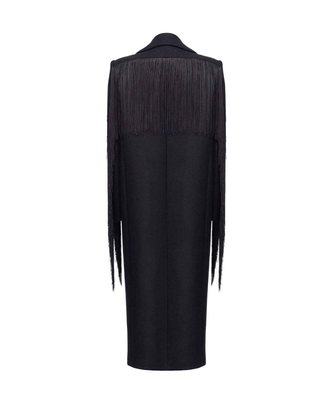 PINKO Черное шерстяное пальто, фото 2