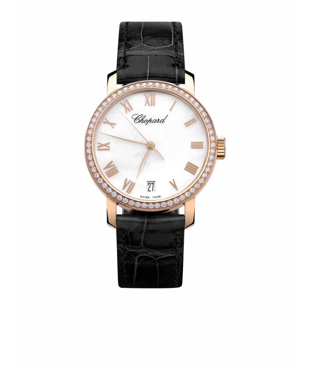 CHOPARD Белые часы из желтого золота, фото 1