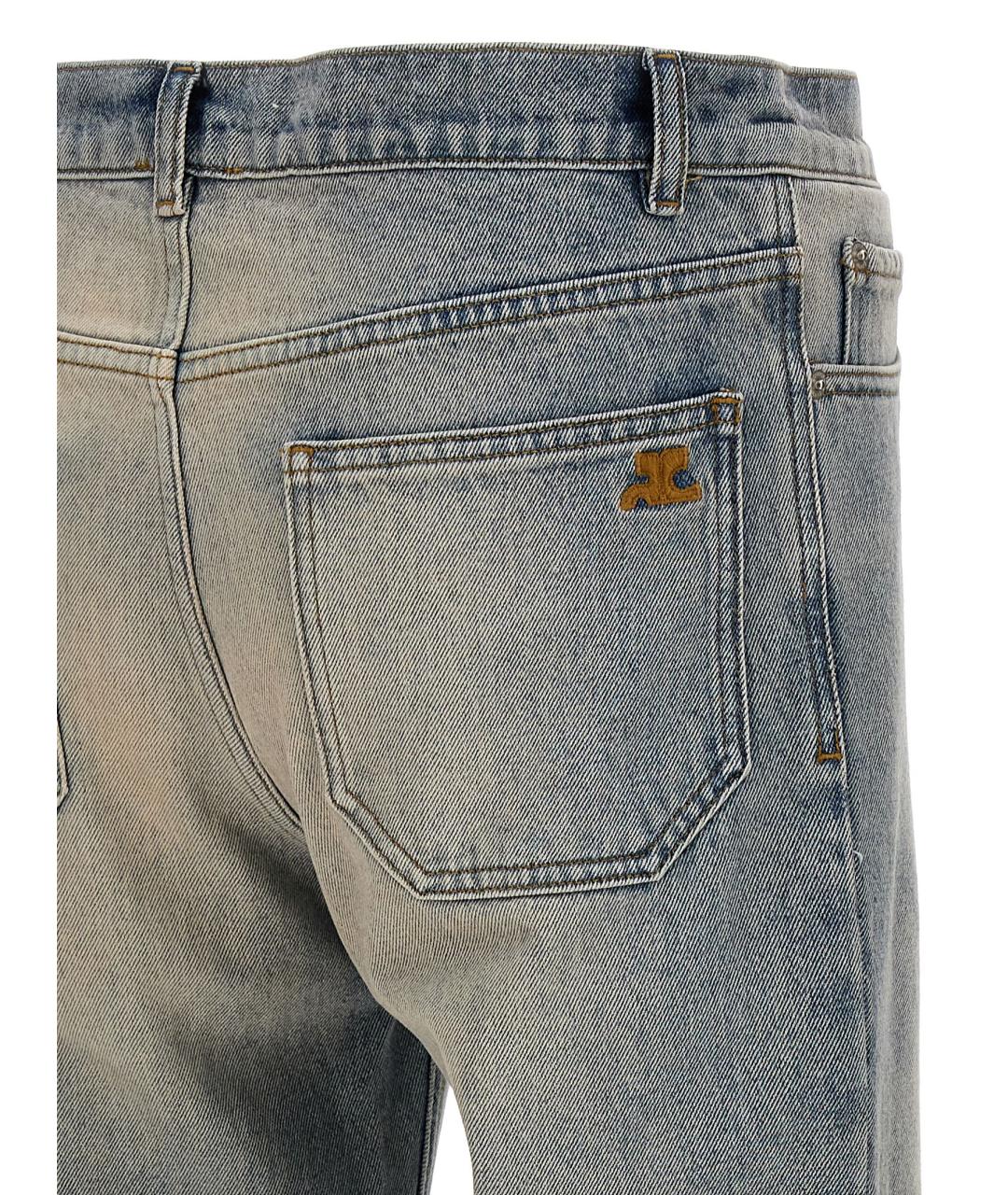 COURREGES Мульти прямые джинсы, фото 4
