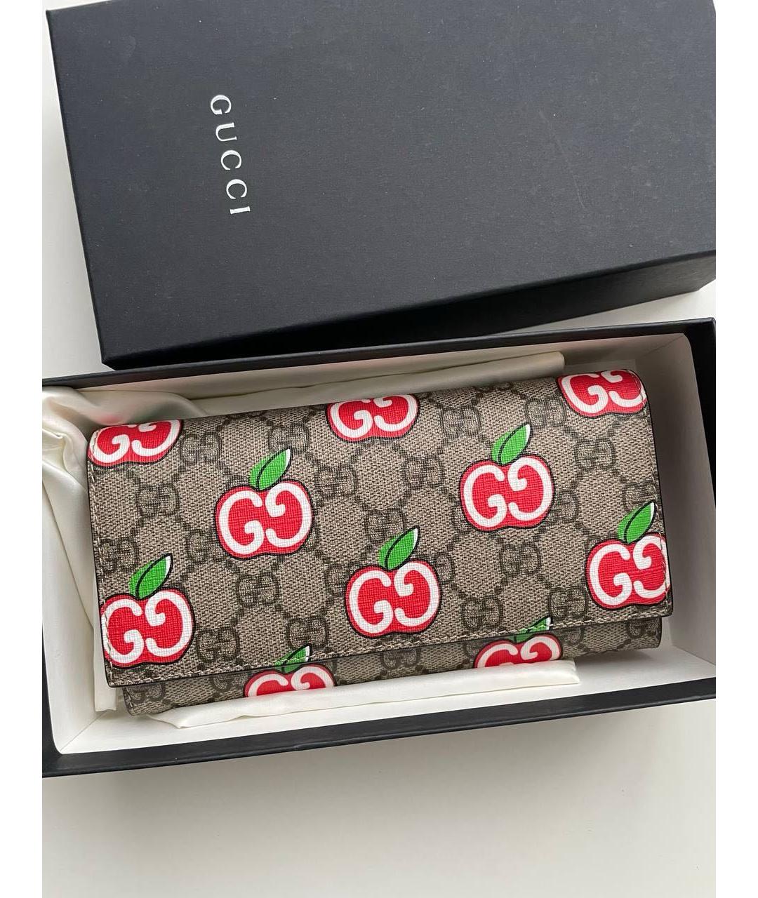 GUCCI Бежевый кошелек, фото 2