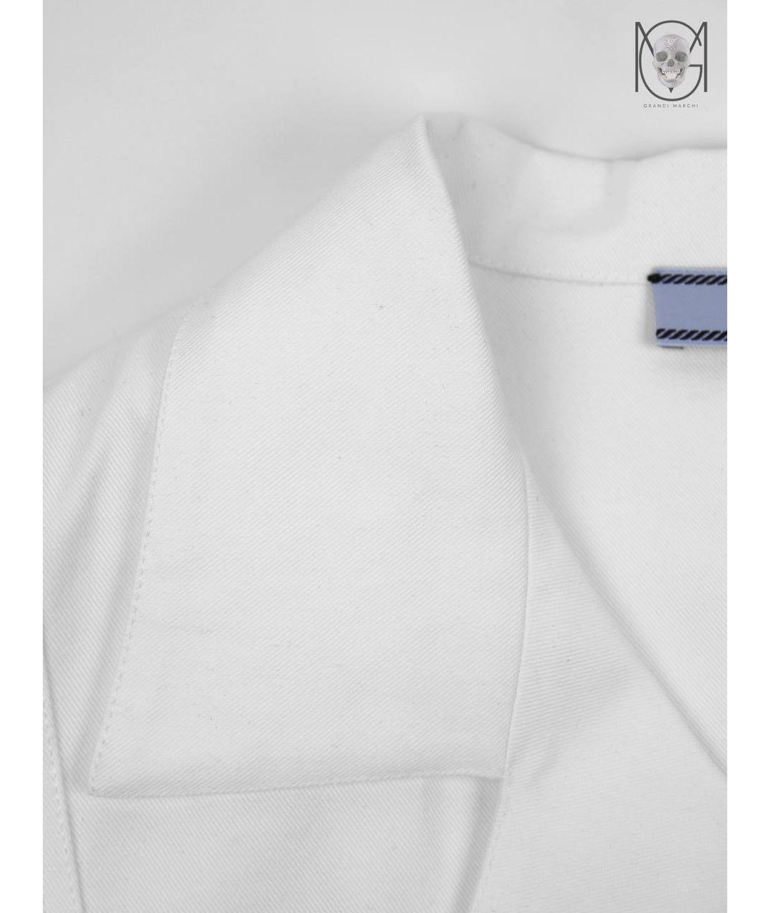 PRADA Белая хлопковая рубашка, фото 7