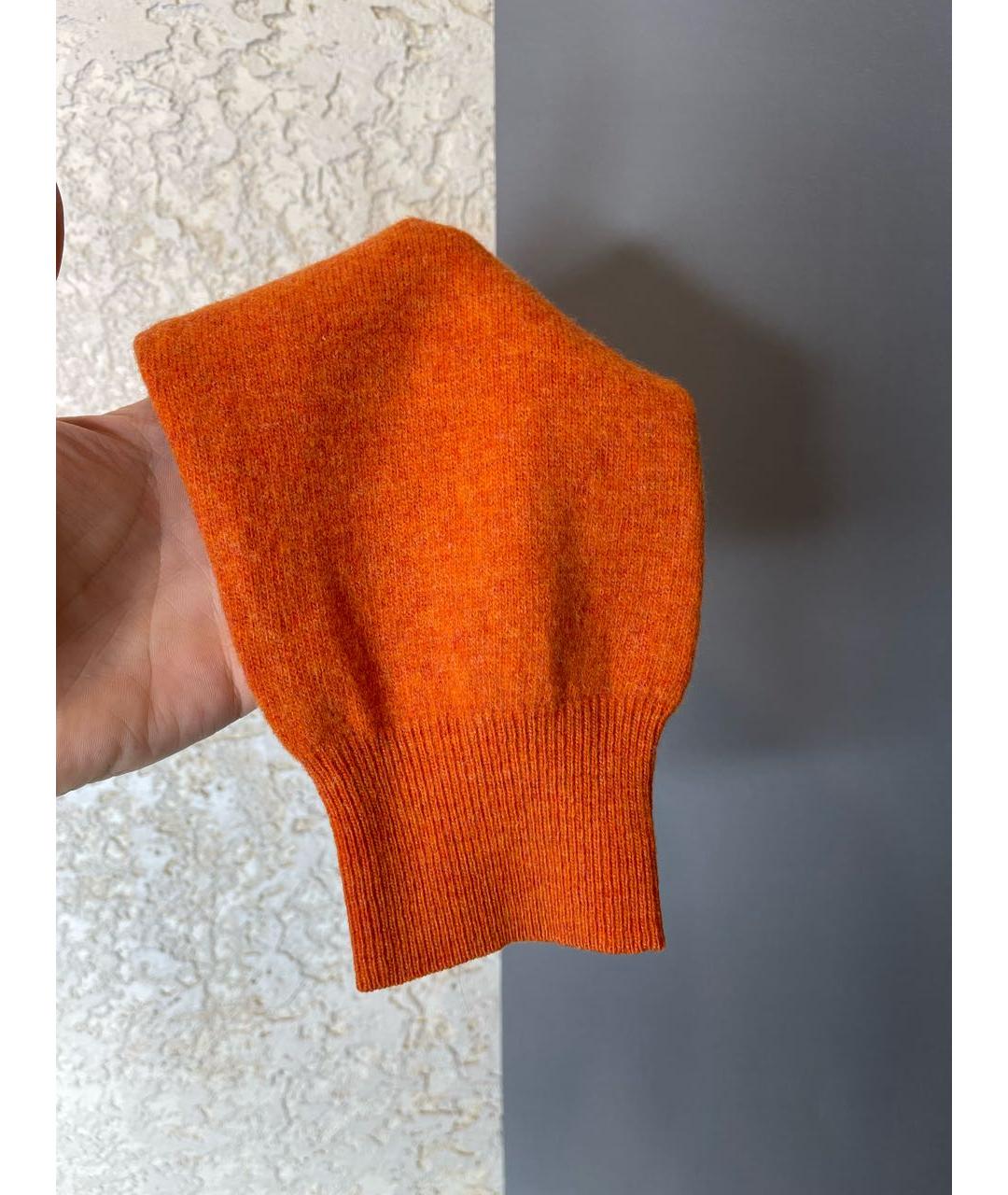 CANALI Оранжевый шерстяной джемпер / свитер, фото 3