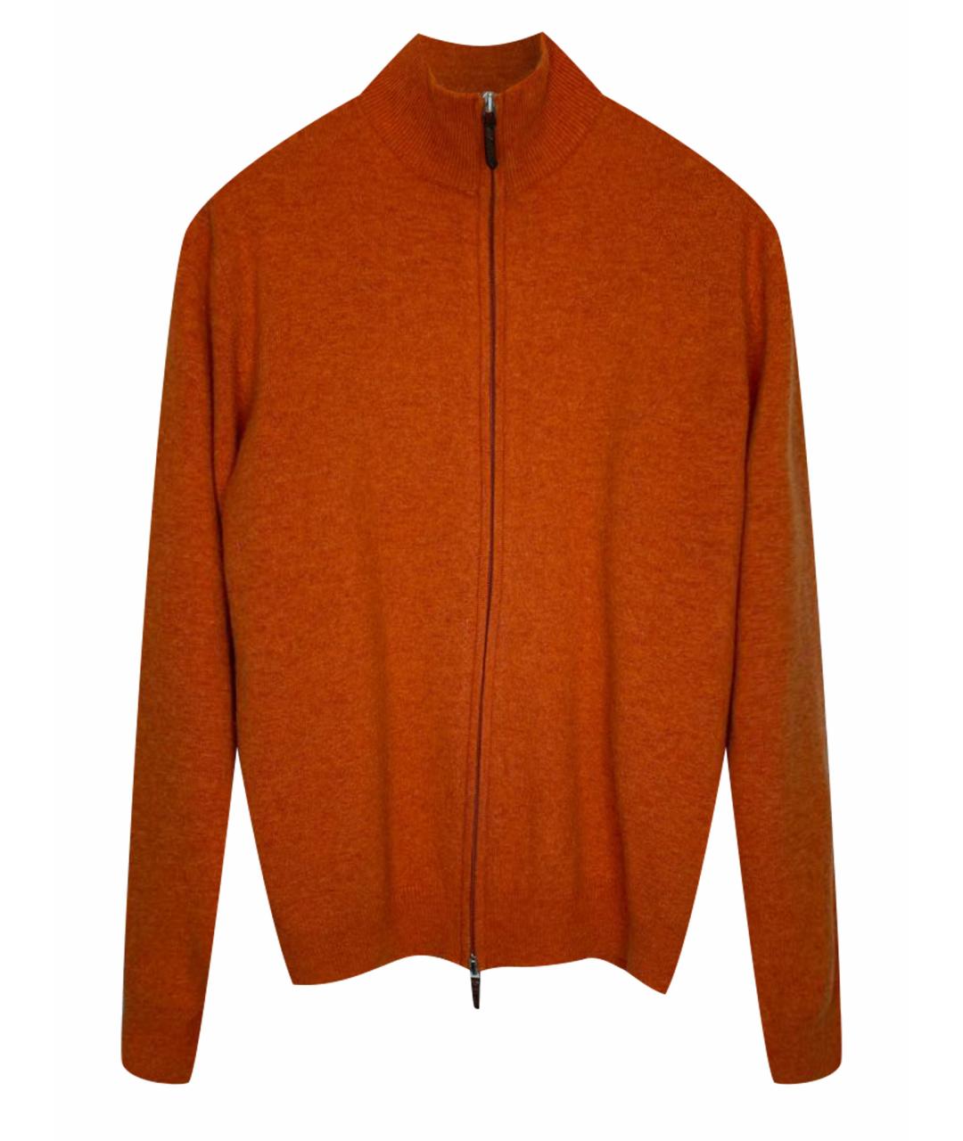 CANALI Оранжевый шерстяной джемпер / свитер, фото 1