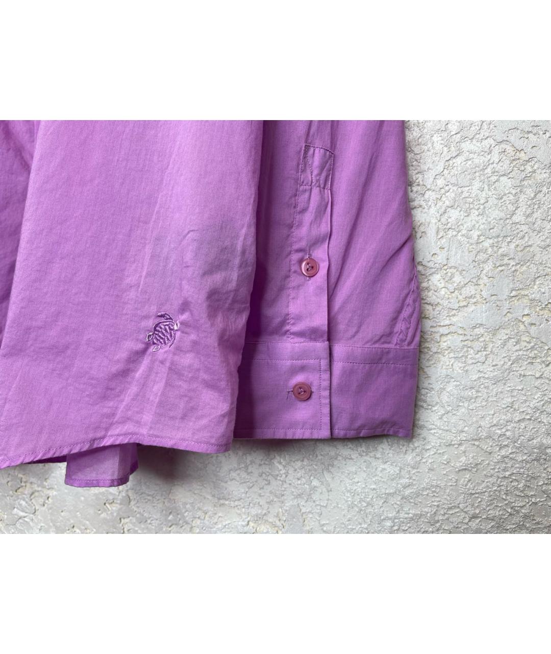 VILEBREQUIN Фиолетовая хлопковая кэжуал рубашка, фото 4
