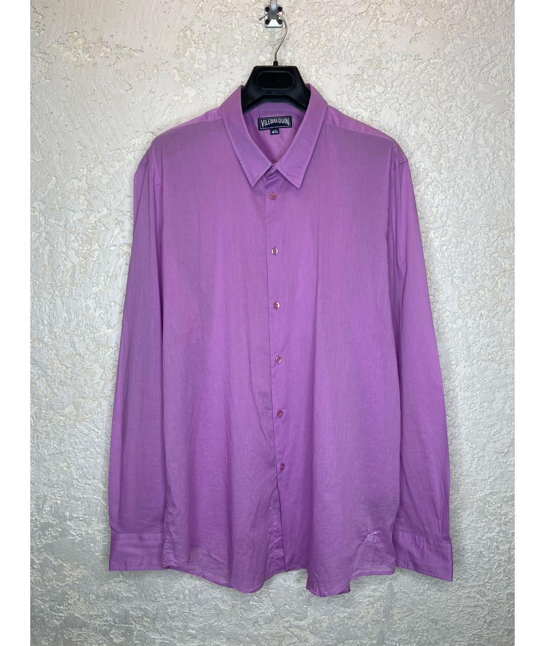 VILEBREQUIN Фиолетовая хлопковая кэжуал рубашка, фото 9