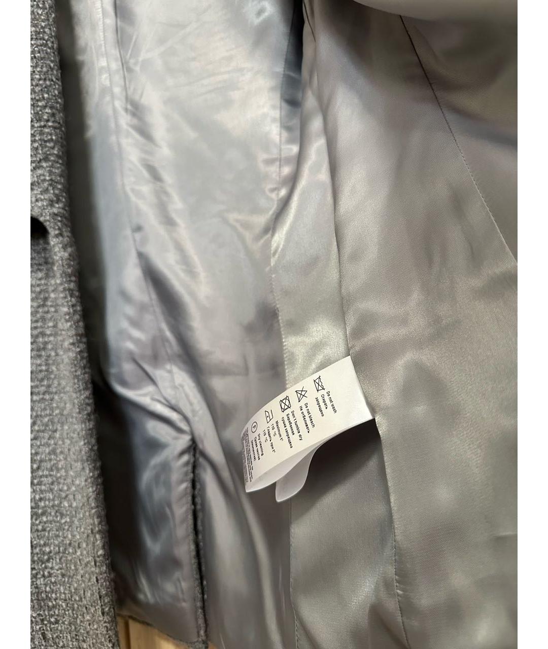 12 STOREEZ Серый твидовый жакет/пиджак, фото 6