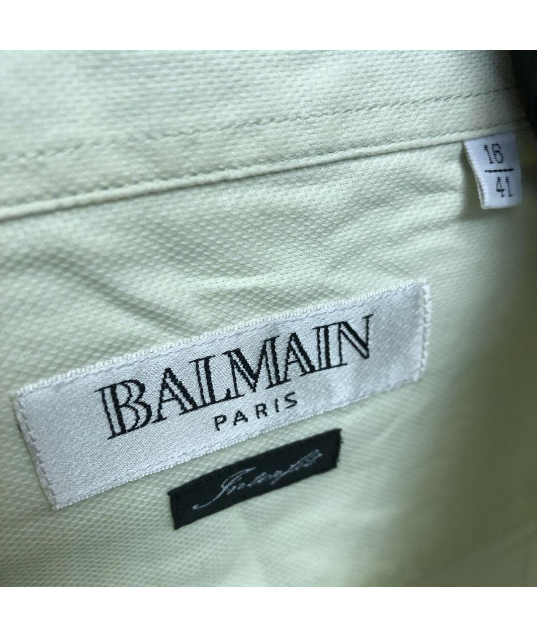 BALMAIN Желтая кэжуал рубашка, фото 3