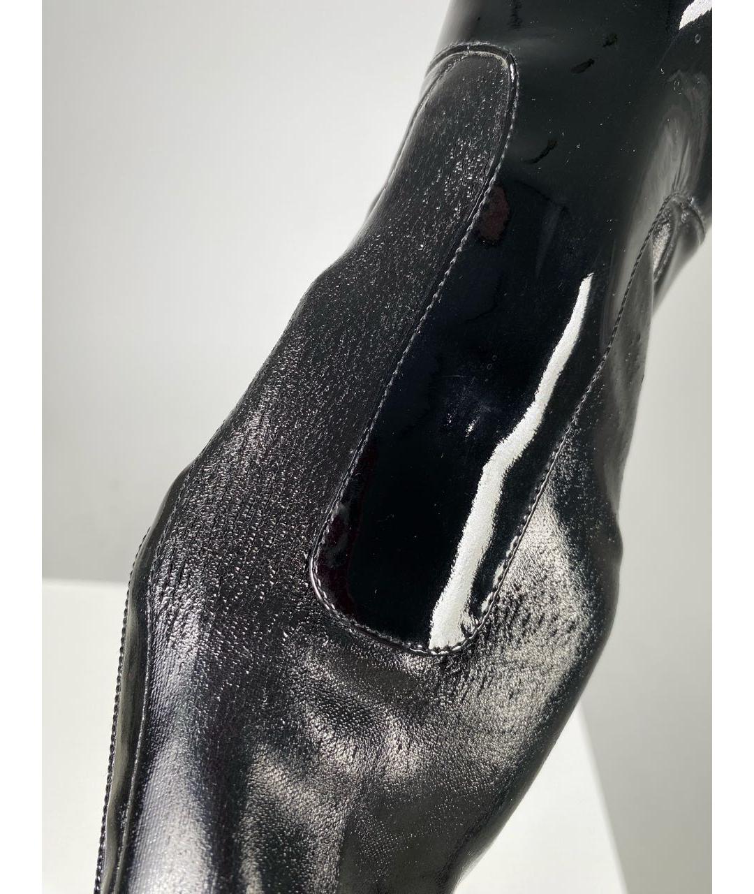 VALENTINO Черные ботильоны из лакированной кожи, фото 8