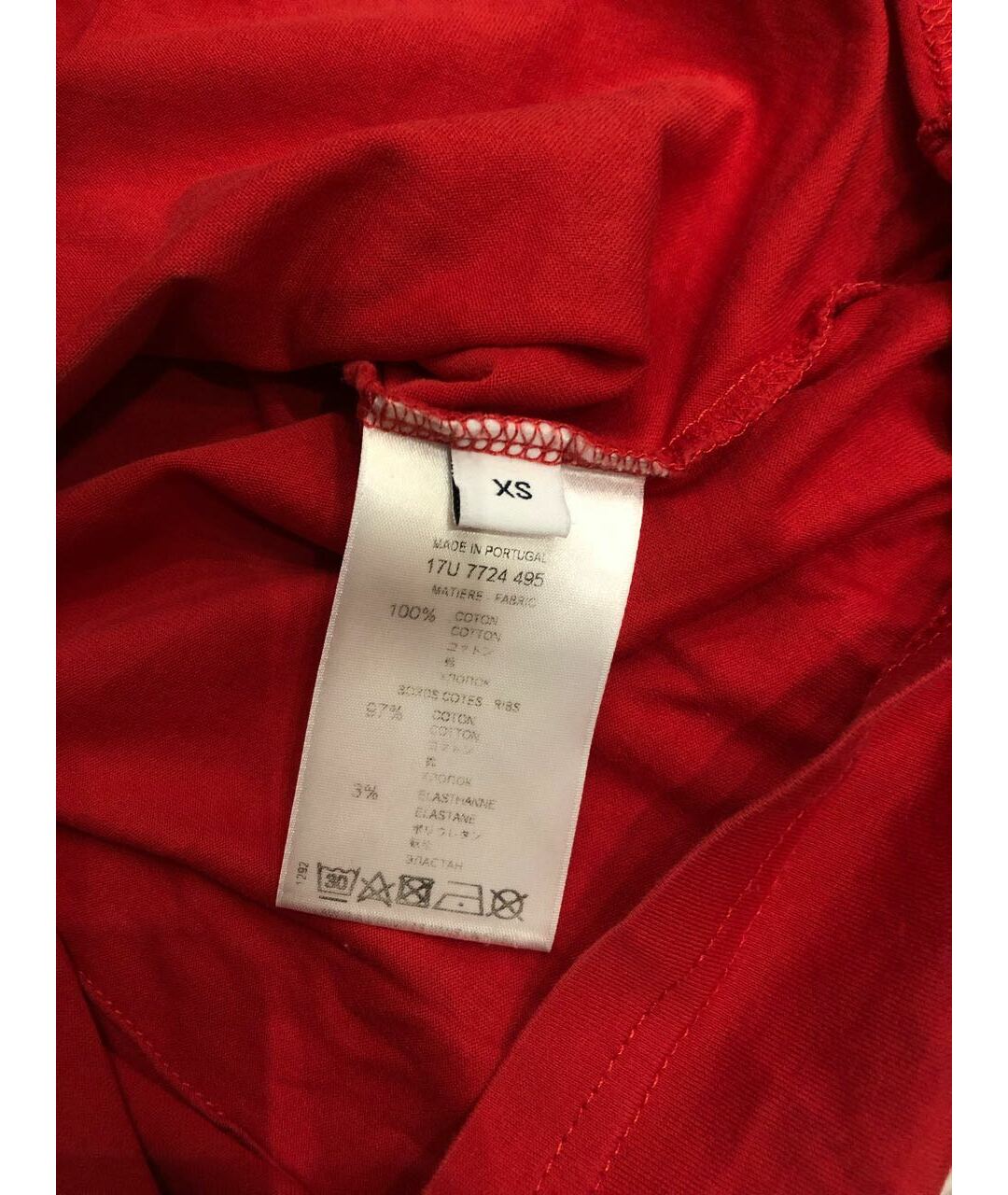 GIVENCHY Красная хлопковая футболка, фото 5