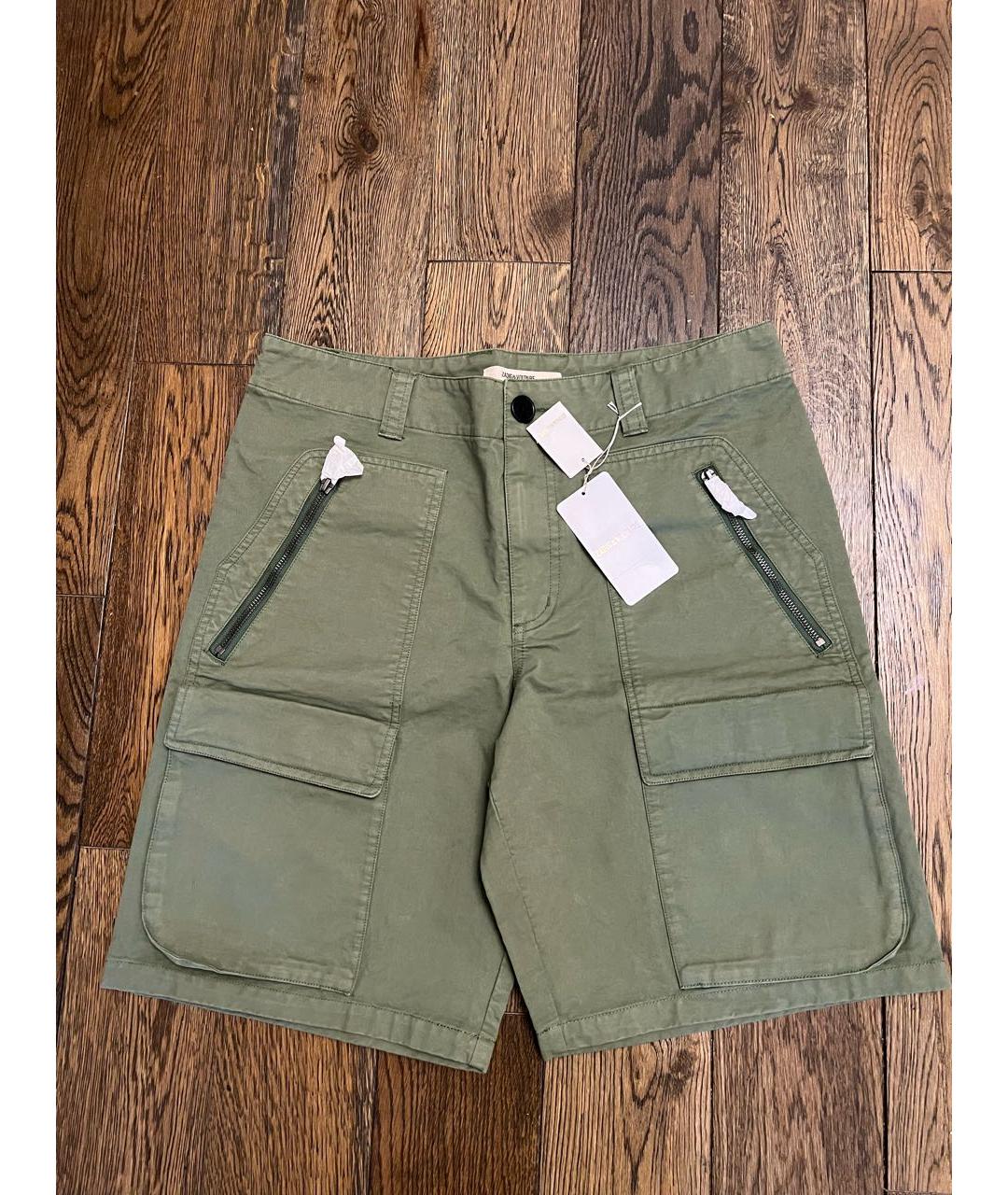 ZADIG & VOLTAIRE Зеленые хлопковые шорты, фото 8