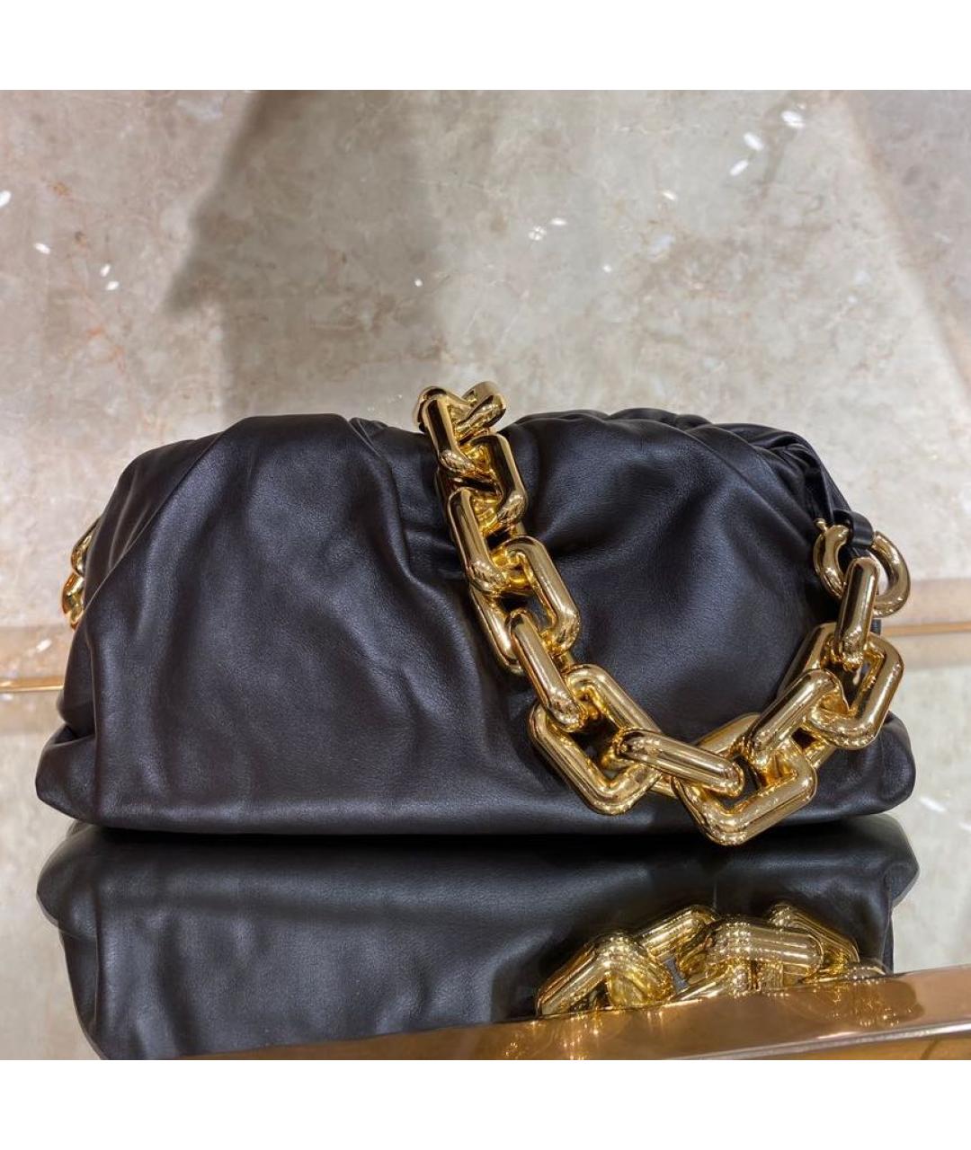 BOTTEGA VENETA Черная сумка с короткими ручками, фото 3