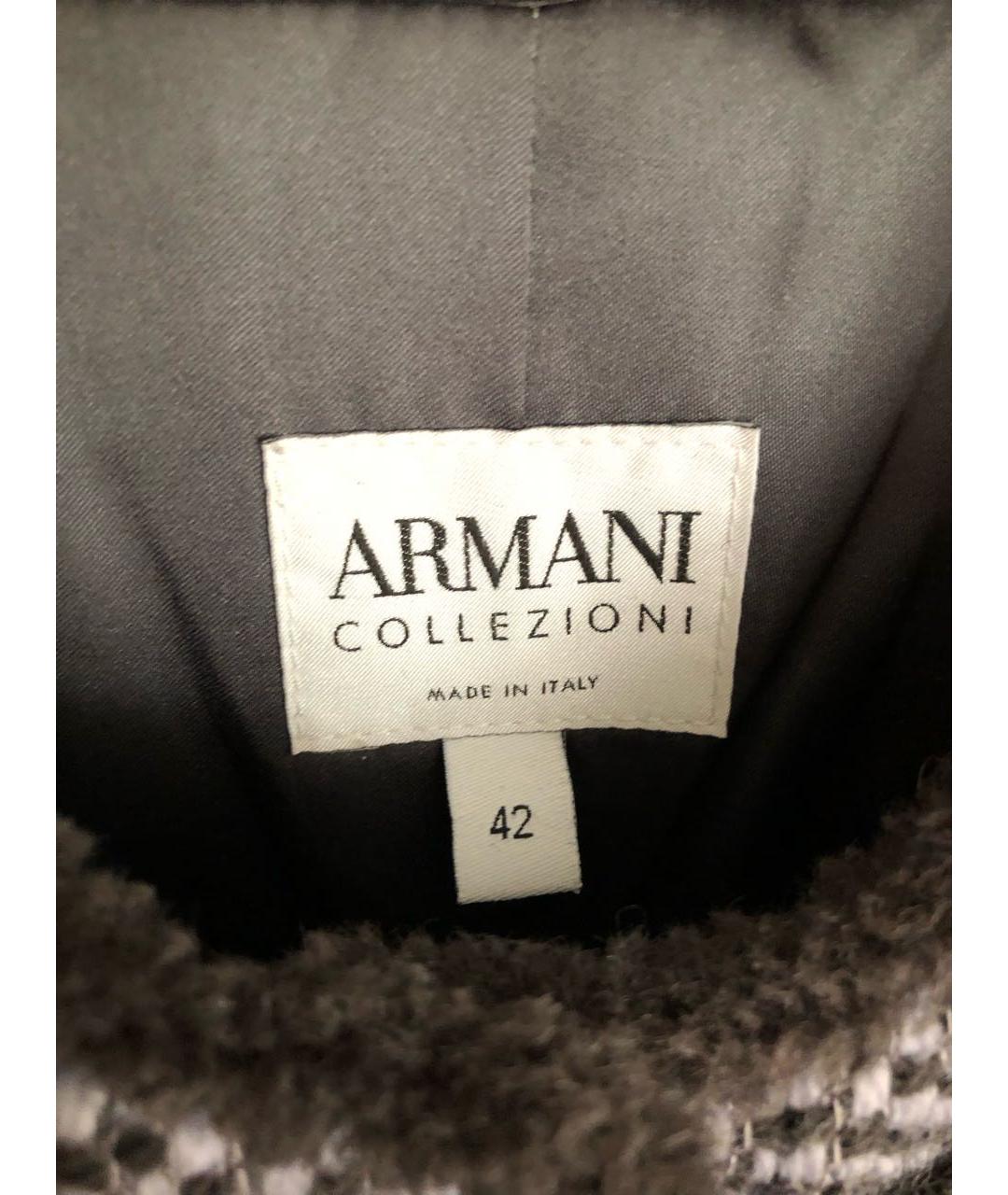 ARMANI COLLEZIONI Мульти шерстяное пальто, фото 3