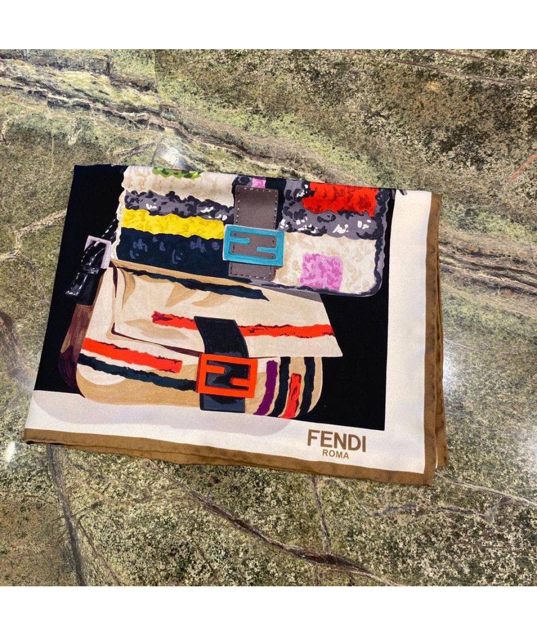 FENDI Мульти платок, фото 2