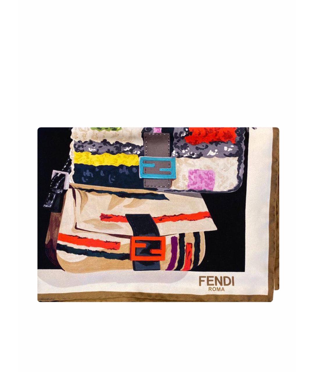 FENDI Мульти платок, фото 1
