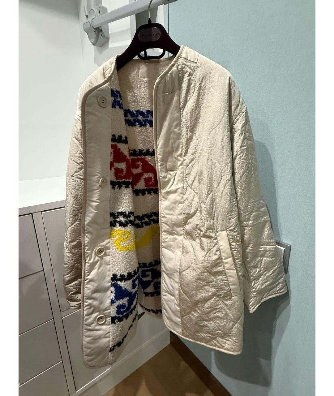 ISABEL MARANT ETOILE Бежевая полиэстеровая куртка, фото 5