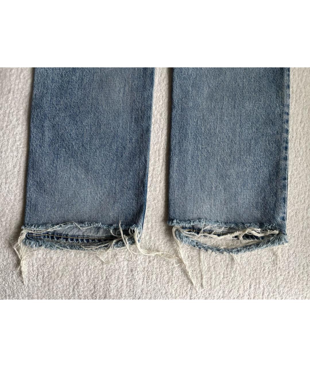 MOUSSY VINTAGE Синие хлопковые прямые джинсы, фото 6