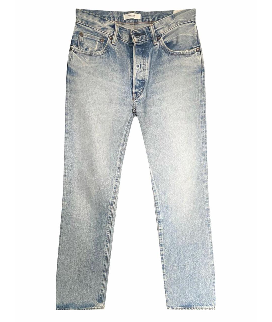 MOUSSY VINTAGE Синие хлопковые прямые джинсы, фото 1