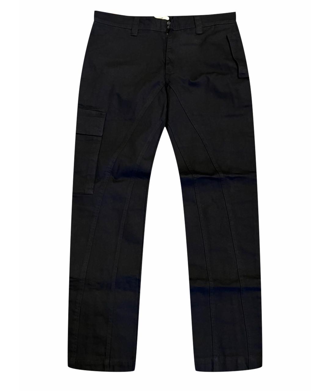 ZADIG & VOLTAIRE Черные хлопковые повседневные брюки, фото 1