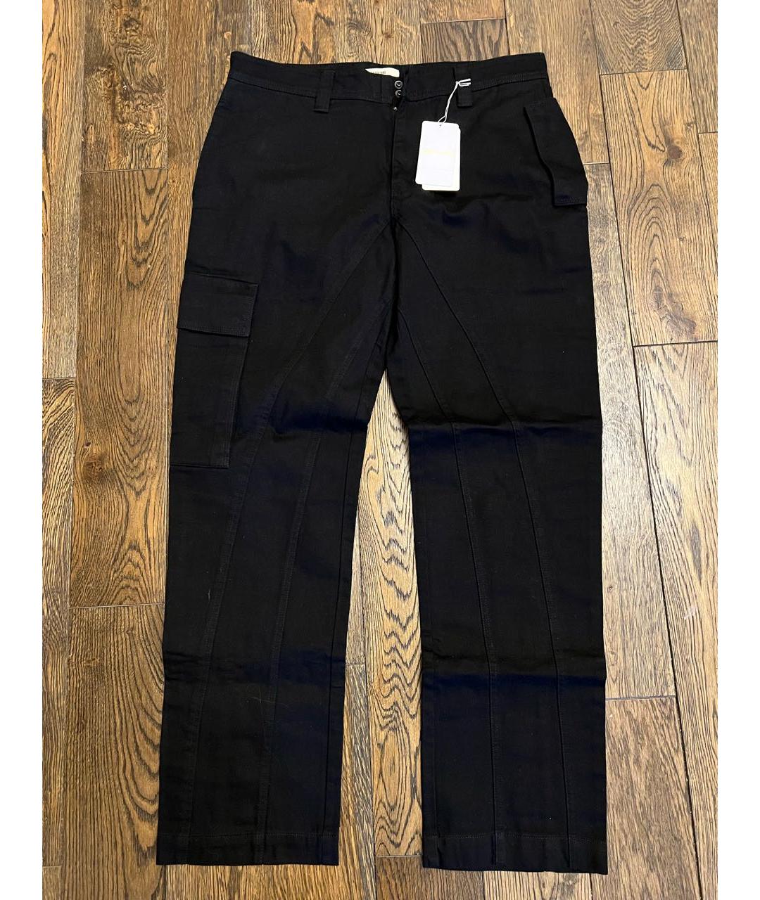 ZADIG & VOLTAIRE Черные хлопковые повседневные брюки, фото 9
