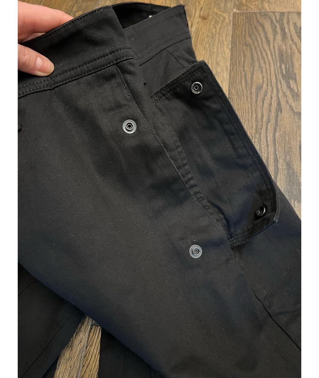 ZADIG & VOLTAIRE Черные хлопковые повседневные брюки, фото 8
