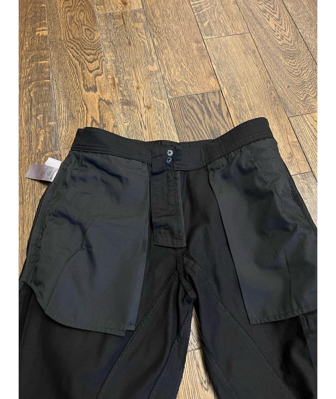 ZADIG & VOLTAIRE Черные хлопковые повседневные брюки, фото 3