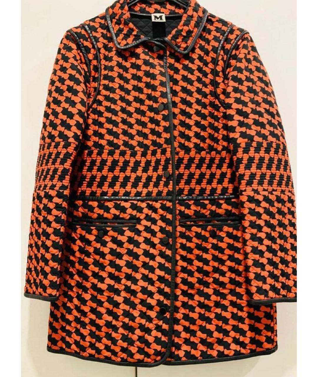 M MISSONI Оранжевое полиэстеровое пальто, фото 5