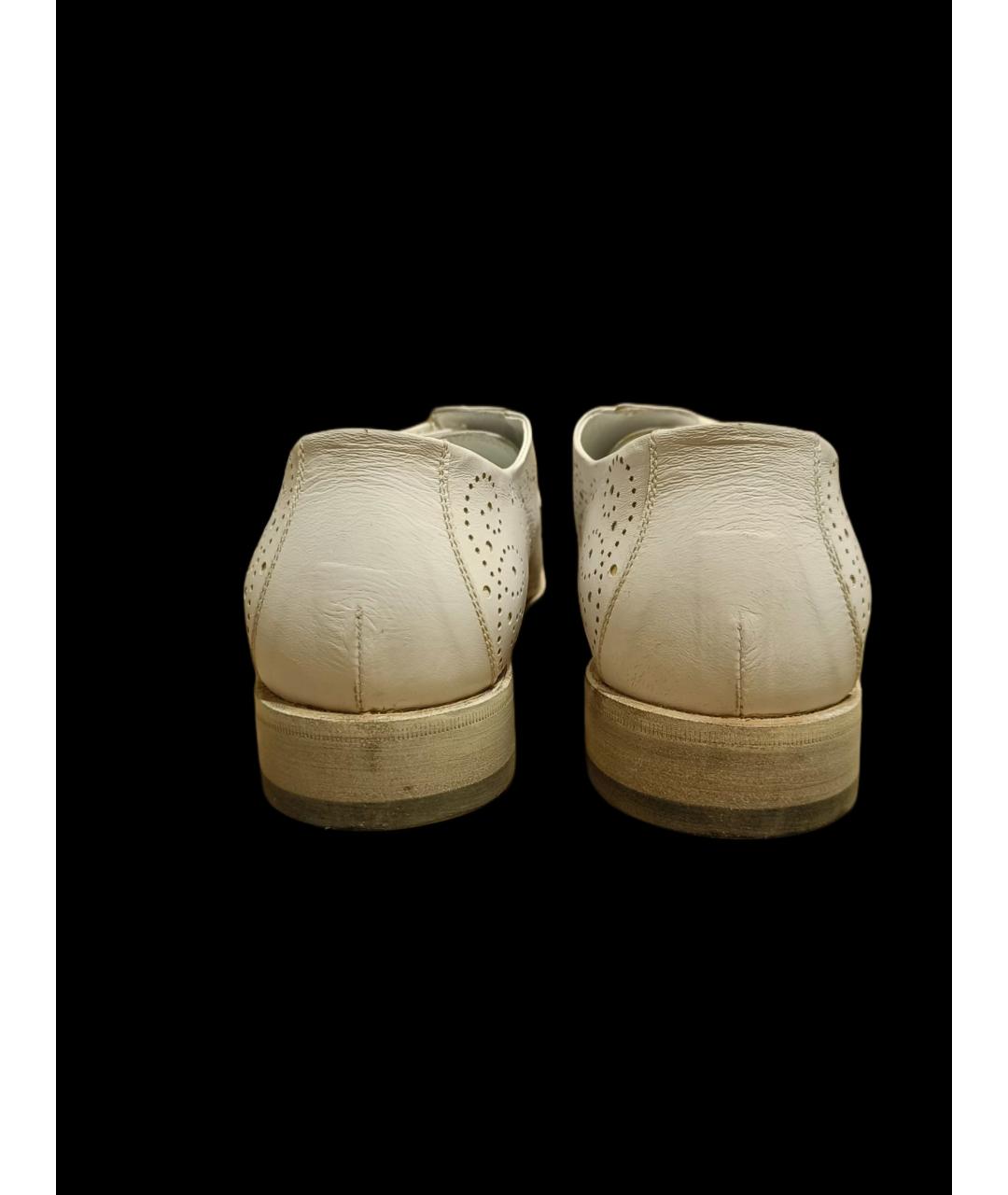 ROCCO P. Белые кожаные туфли, фото 4