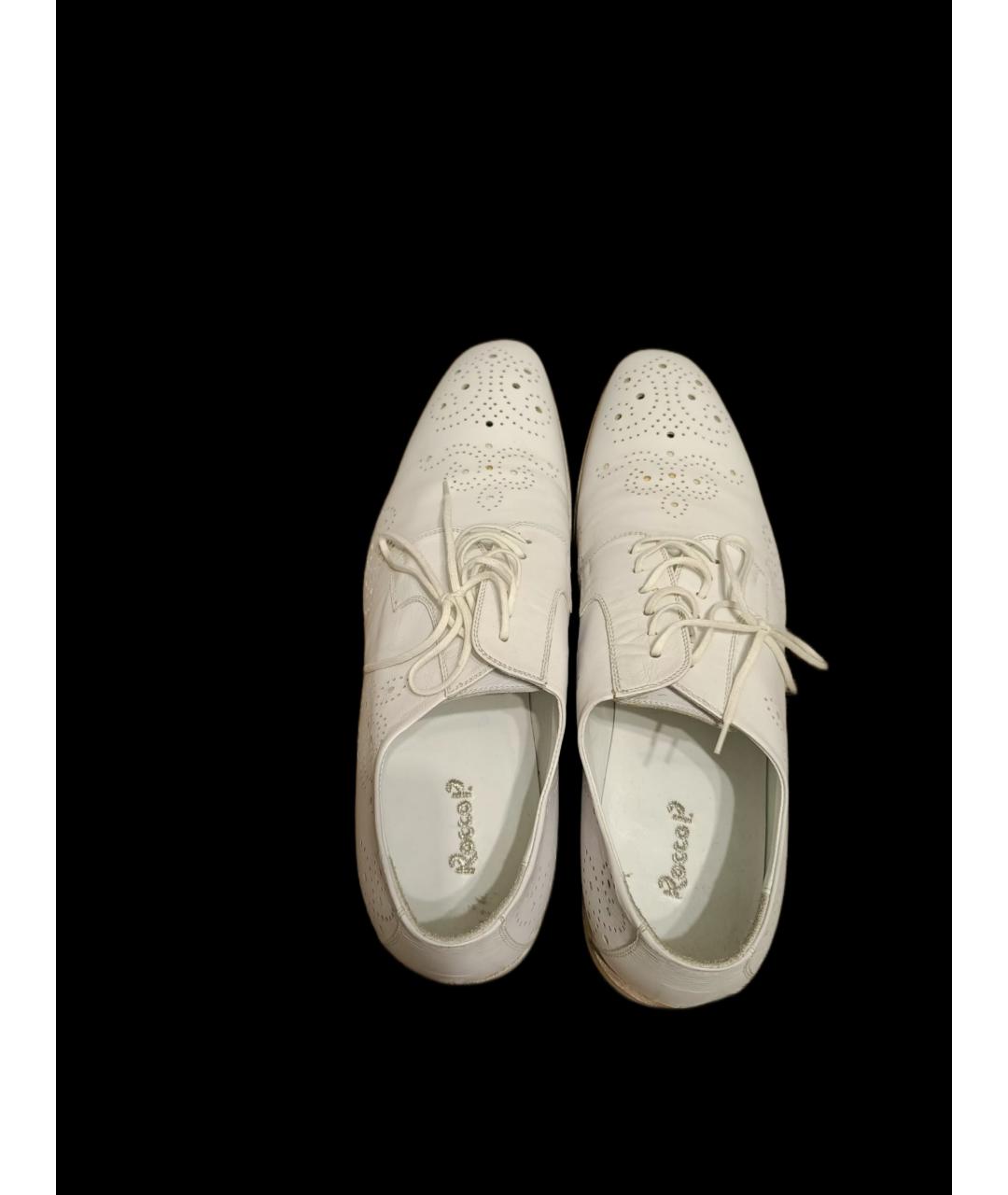 ROCCO P. Белые кожаные туфли, фото 3