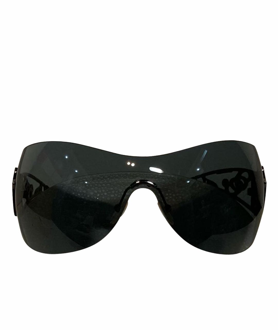 JEAN PAUL GAULTIER Черные металлические солнцезащитные очки, фото 1