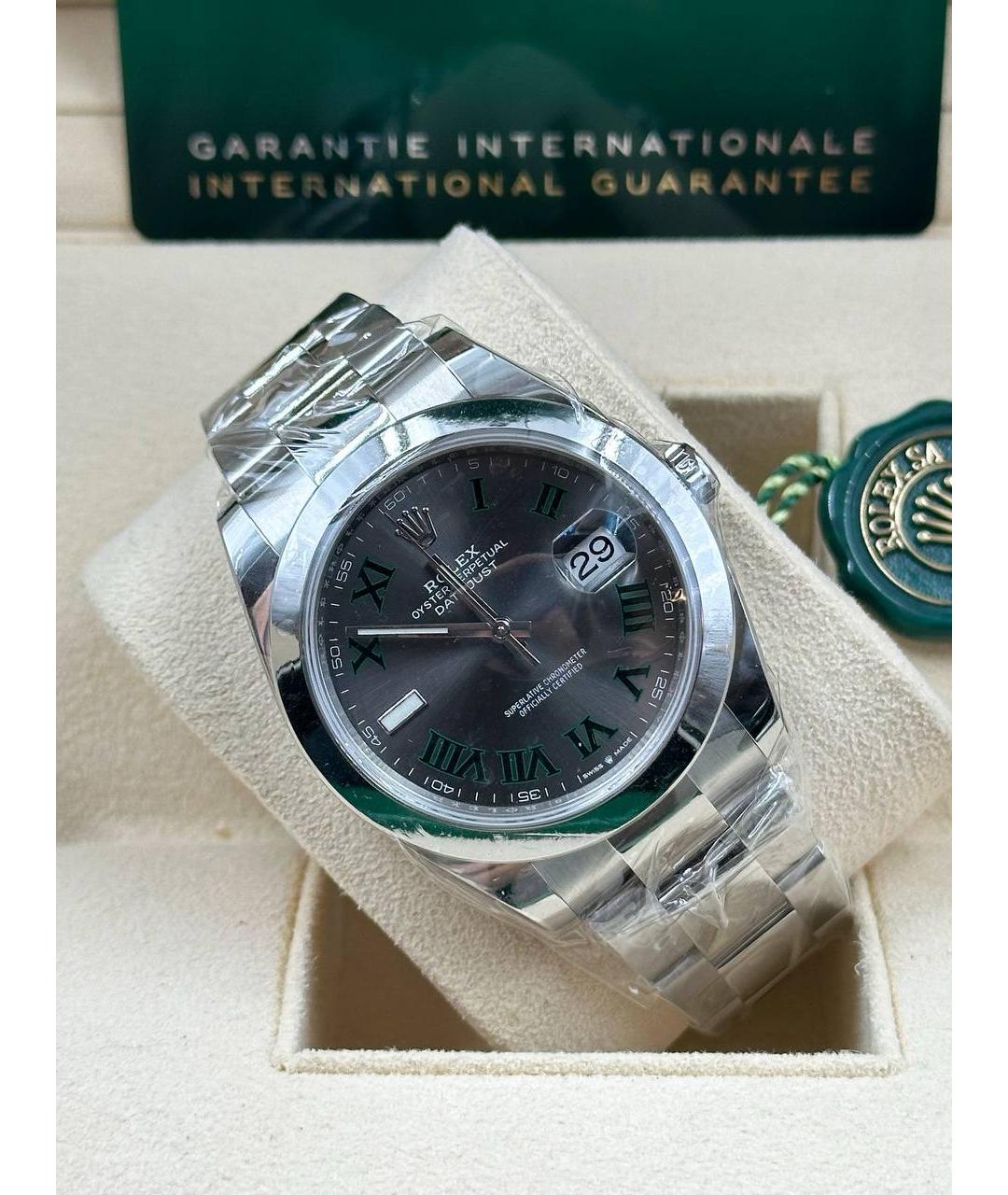 ROLEX Серебряные часы, фото 2