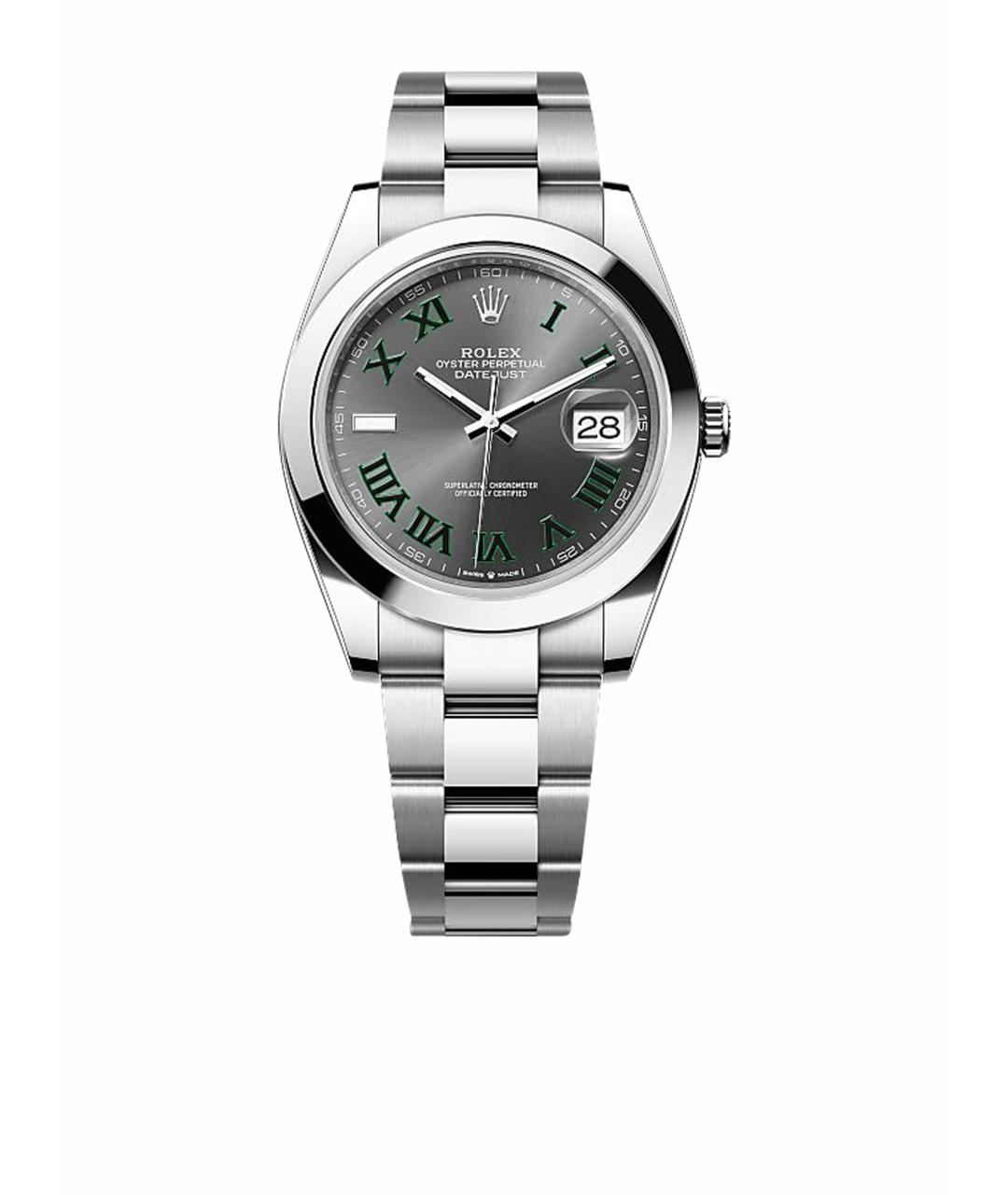 ROLEX Серебряные часы, фото 1