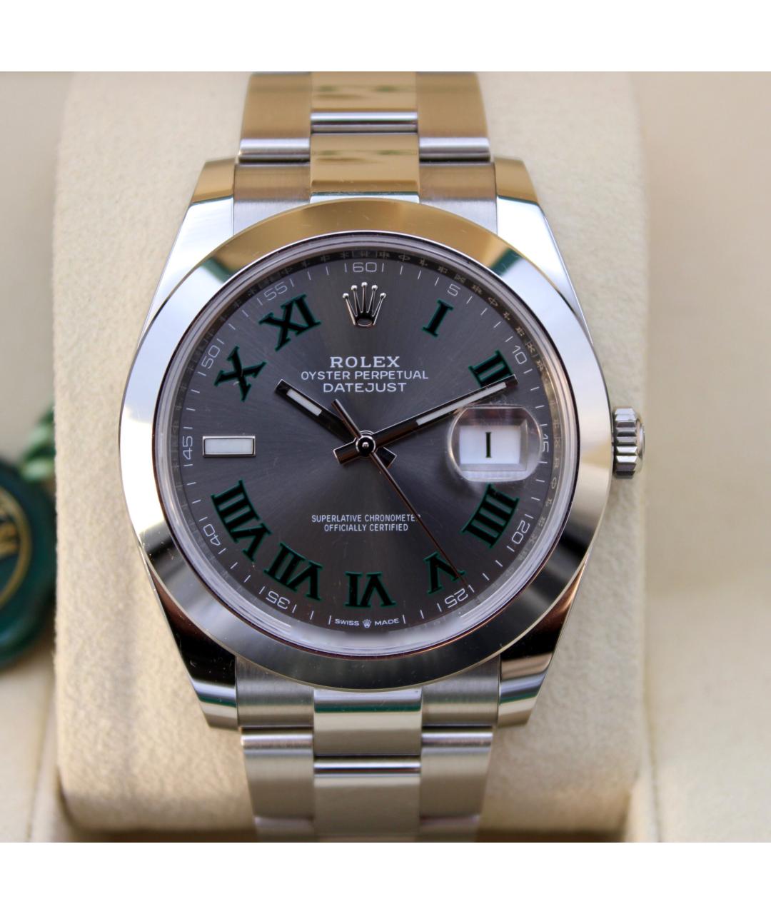 ROLEX Серебряные часы, фото 4
