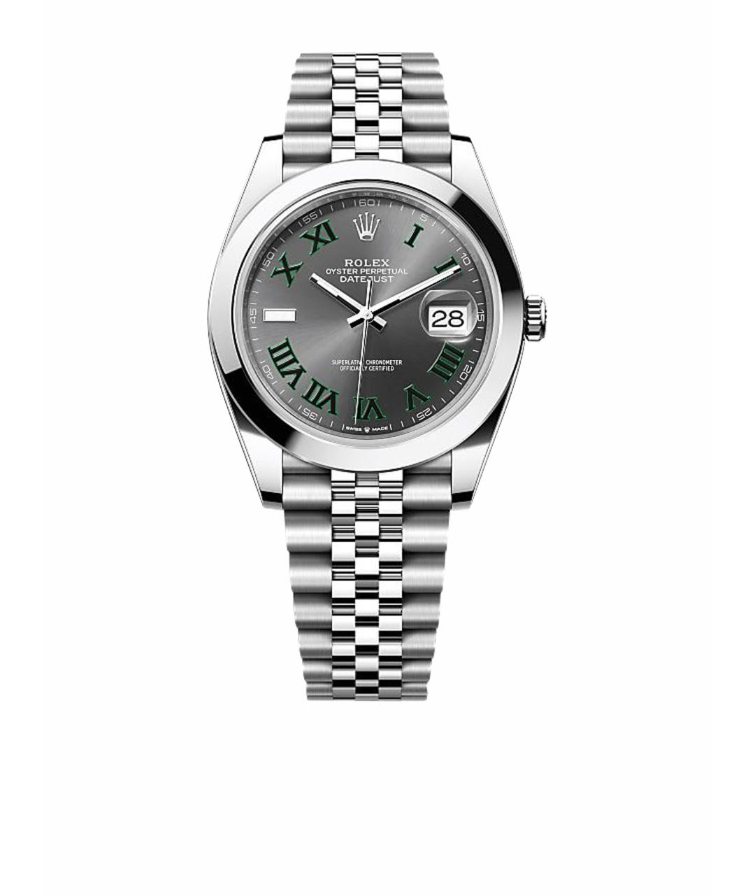 ROLEX Антрацитовые часы, фото 1