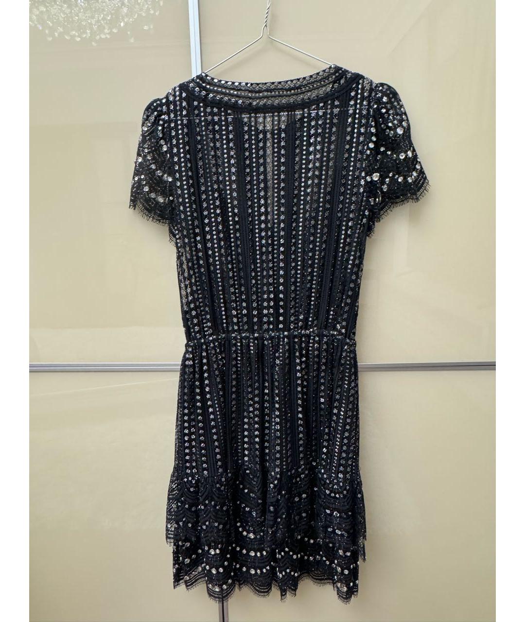 MICHAEL KORS Черное кружевное вечернее платье, фото 6
