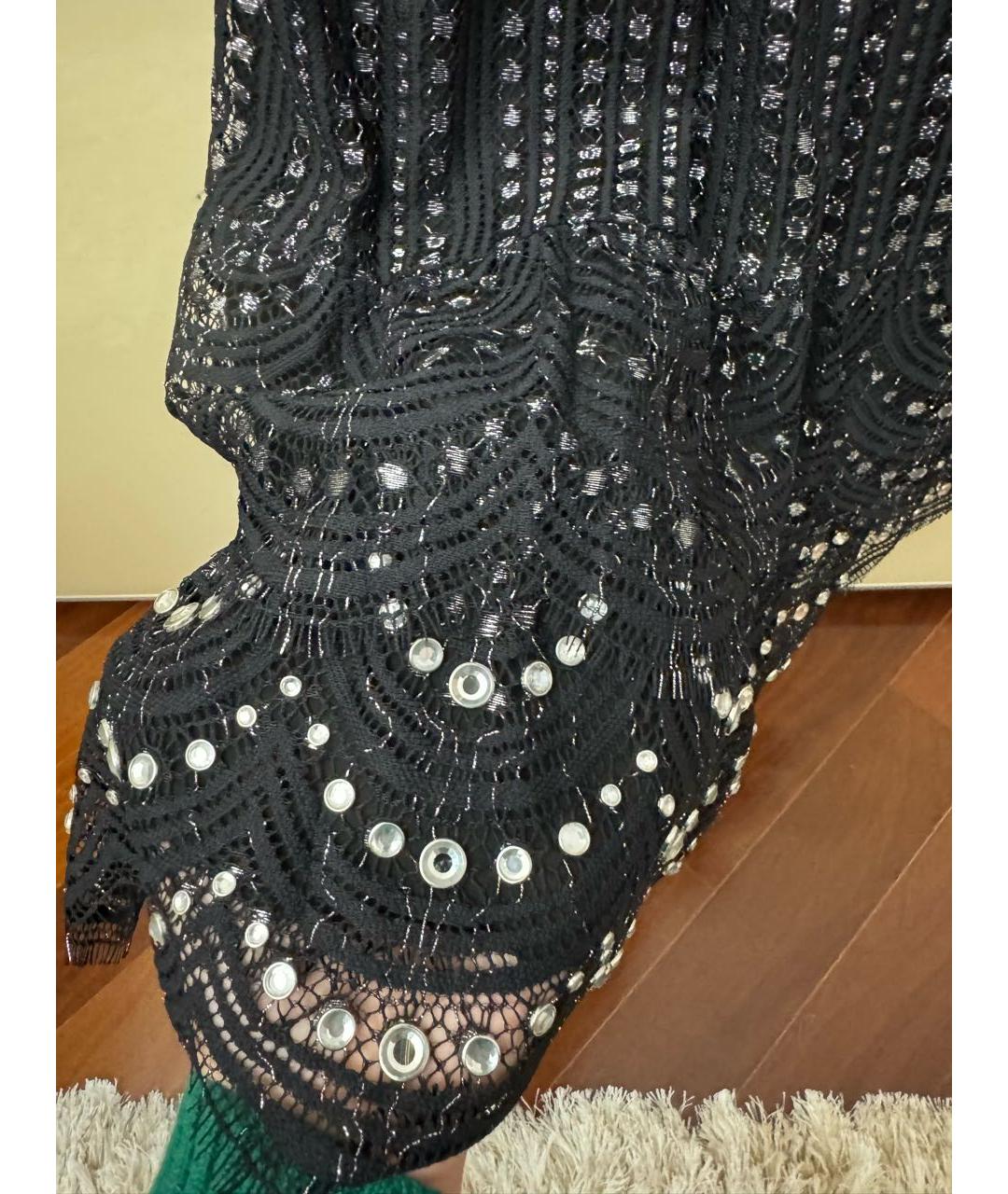 MICHAEL KORS Черное кружевное вечернее платье, фото 3