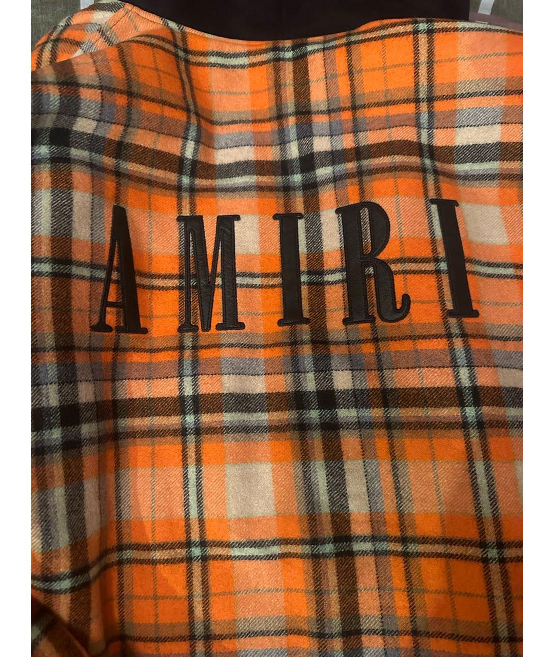 AMIRI Оранжевая шерстяная куртка, фото 7