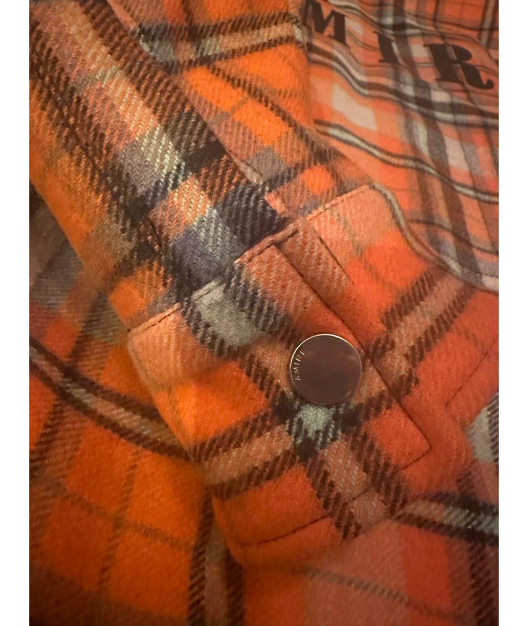 AMIRI Оранжевая шерстяная куртка, фото 5