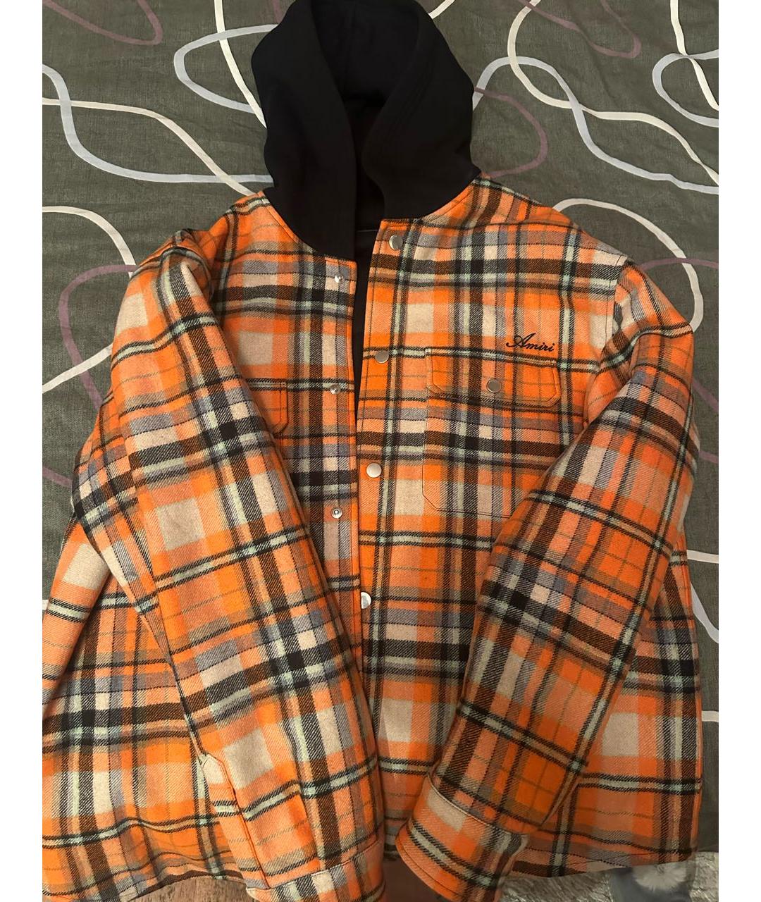 AMIRI Оранжевая шерстяная куртка, фото 2
