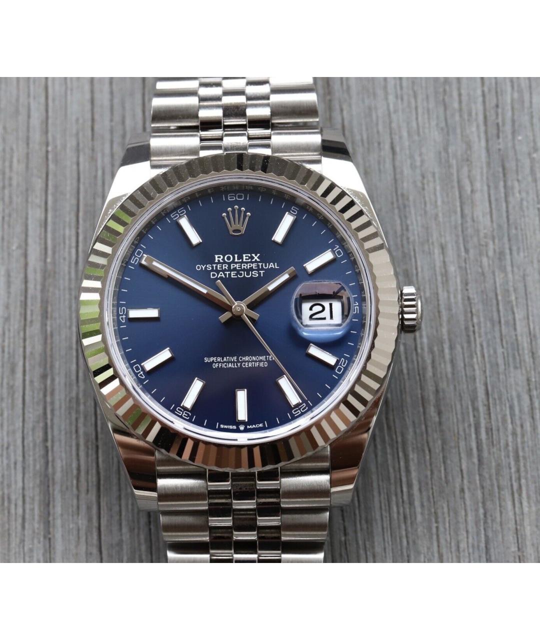 ROLEX Синие часы, фото 2