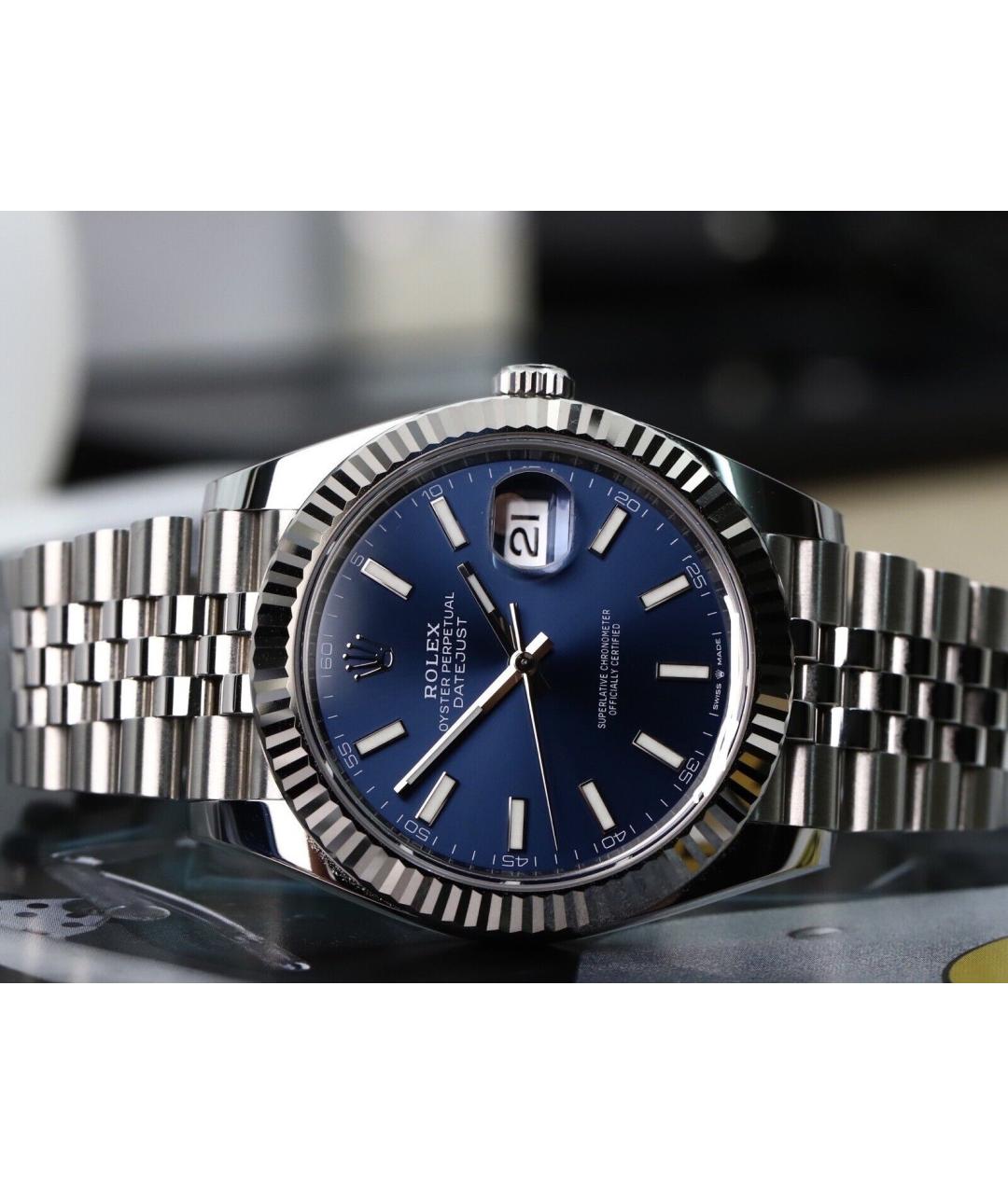 ROLEX Синие часы, фото 3